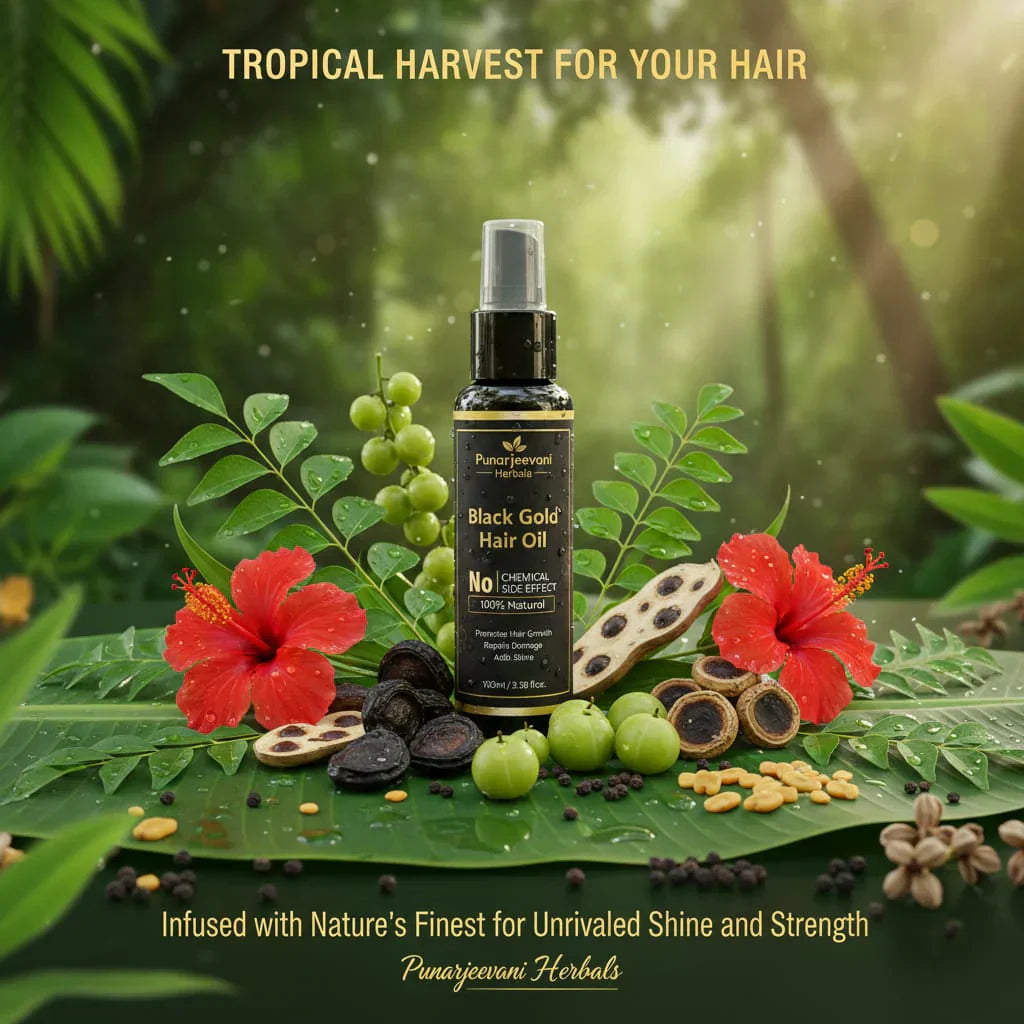 Black Gold Hair Oil-100% Effective Hair Oil